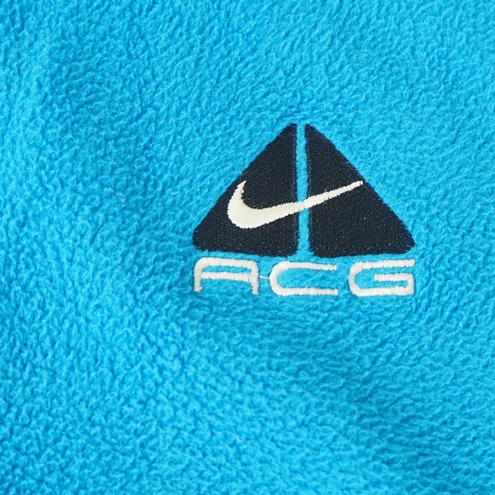 Vintage Nike ACG Therma Fit Fleece Vest Men's Large Full Zip Thermal Y2K - Picture 3 of 10